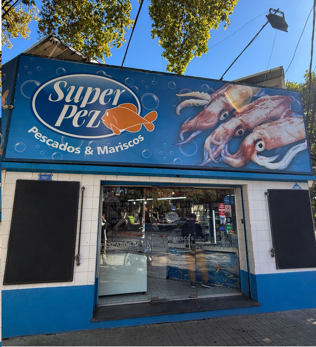 Frente de Pescadería Súper Pez en Rosario